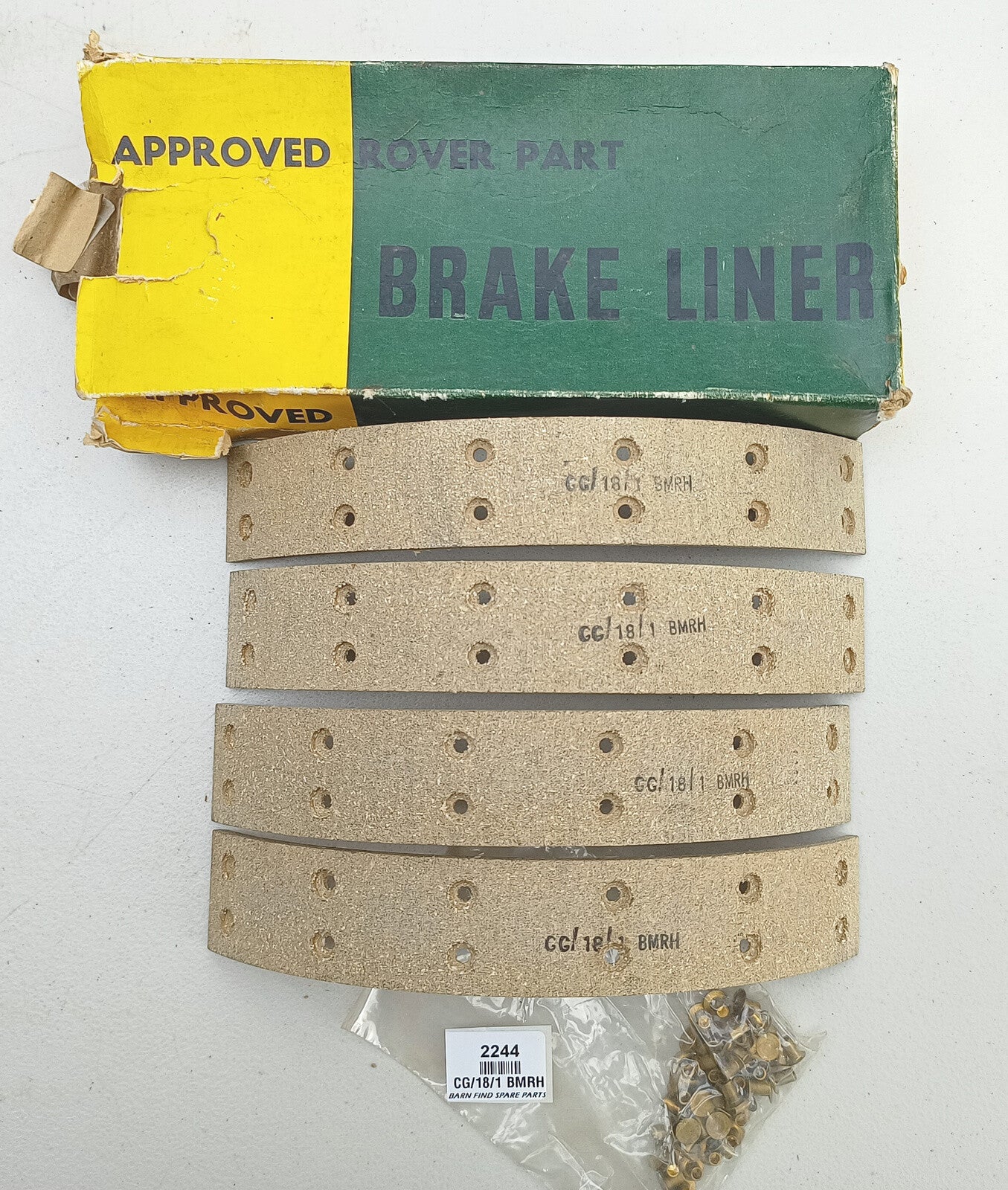 Brake Shoe Pad for Rover, CG/18/1 BMRH. New Old Stock2