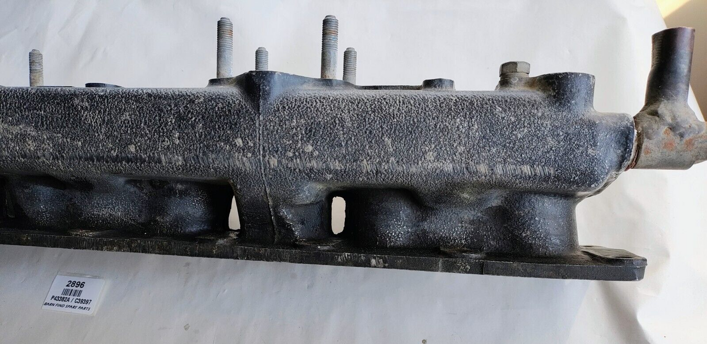 Inlet Manifold Used Original For Twin SU’s P43382A / C39397 To Suit Jaguar XJ614