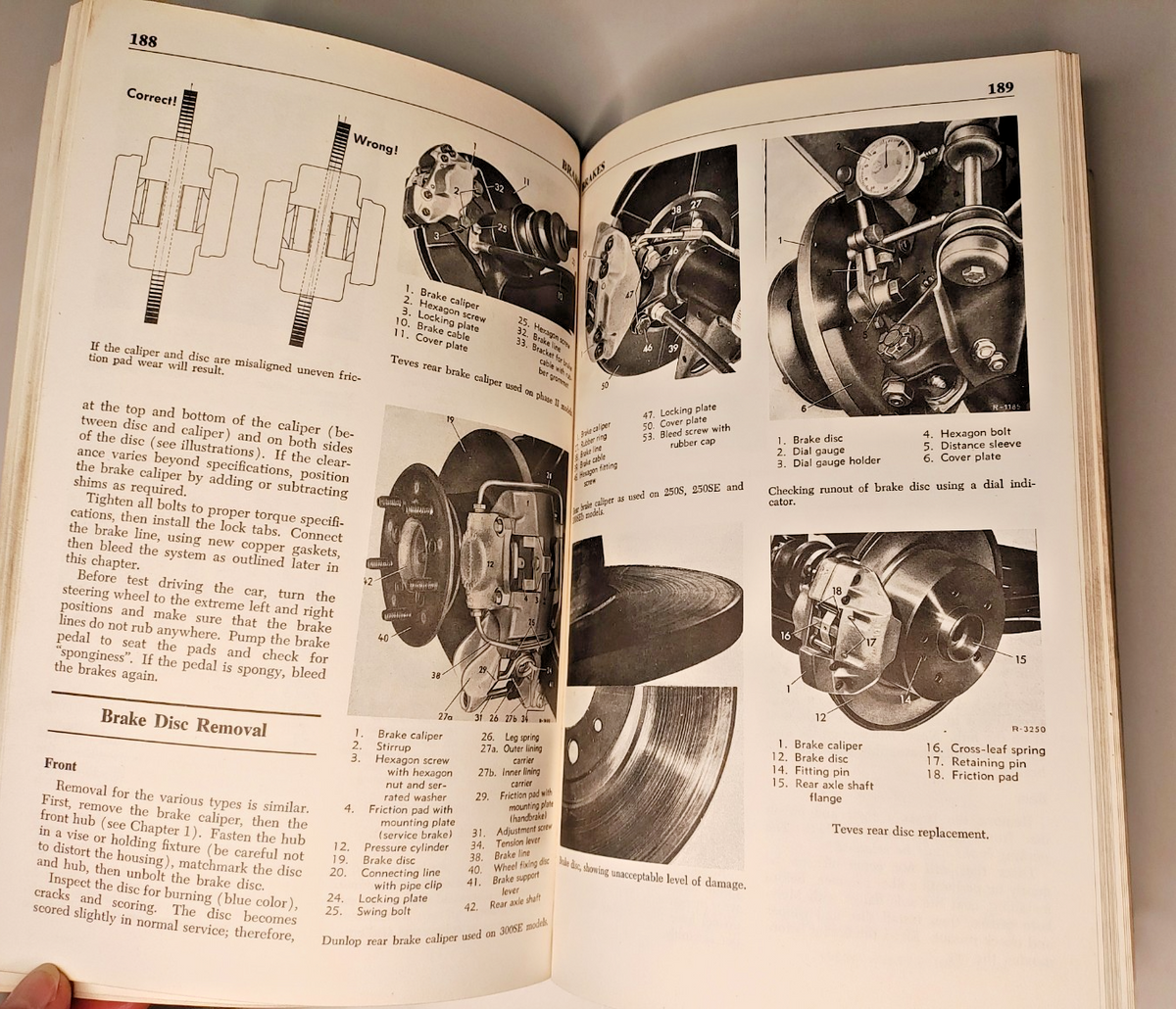 Vintage Chilton's Mercedes-Benz 1 Repair Tune-Up Guide Models to 1970 Manual8