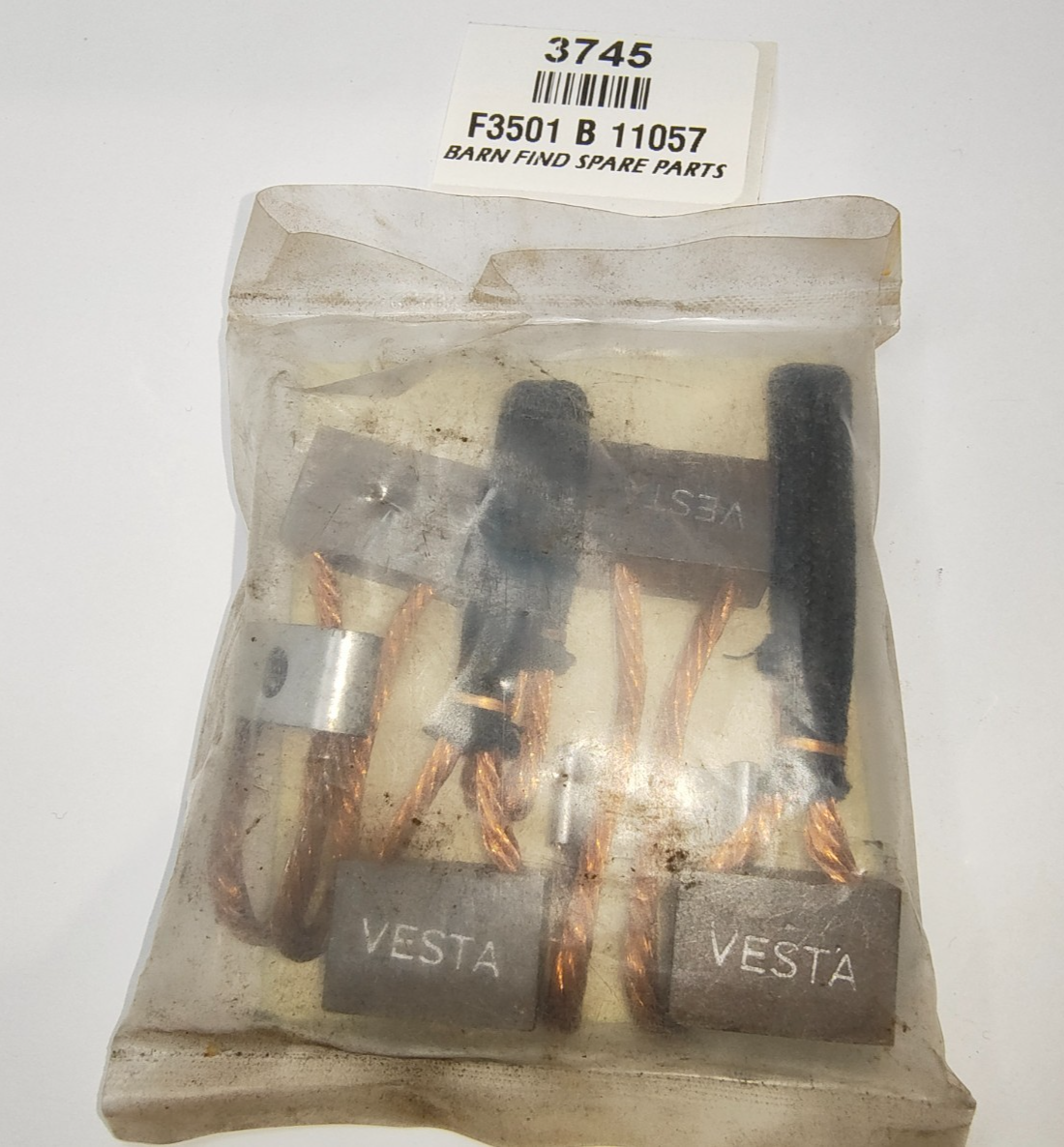 VESTA starter motor Carbon Brush Set F3501 (Suits Ford System) Alt. Pn. B 110571