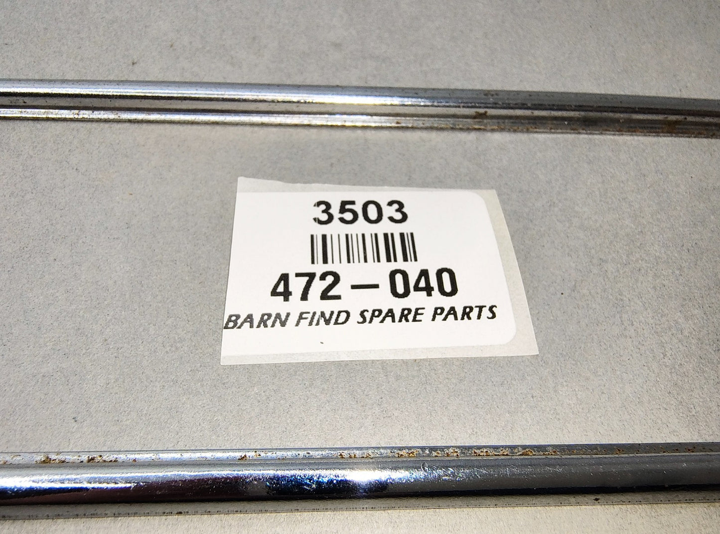 Car Radio chrome bezel surround, Used Condition 472-040 Suits various2