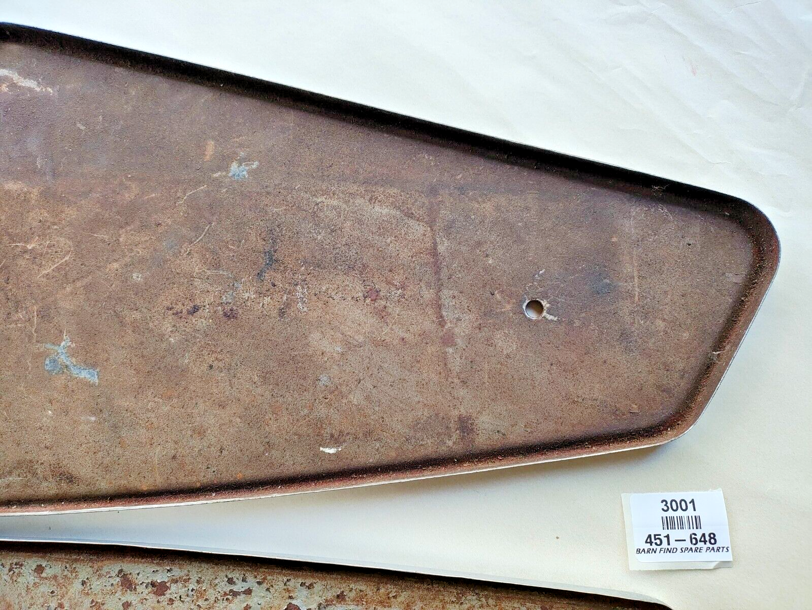 Original MG TD Used fuel tank end covers (pair) 451-64810