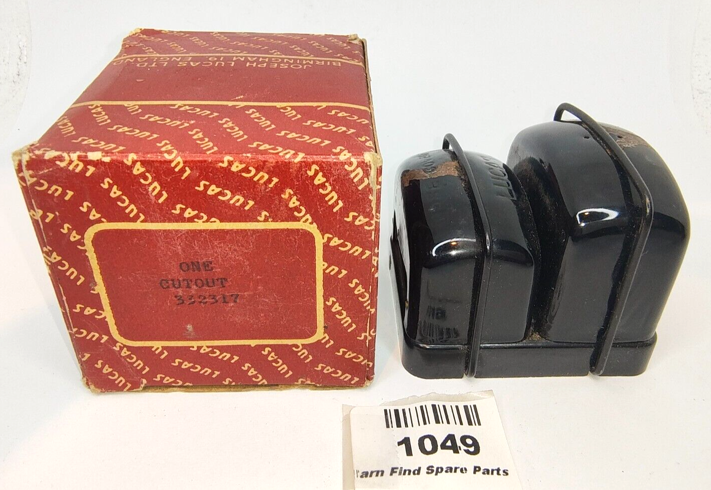 Original Lucas 12 volt Type CF3 Cut Out Box 332317 New Old Stock0