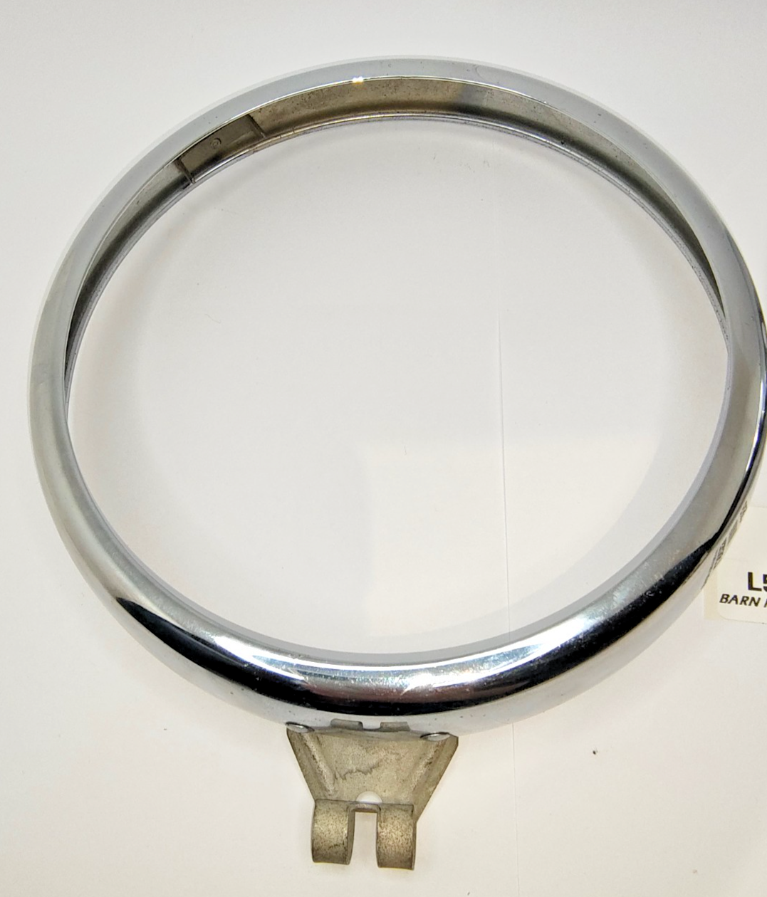 Lucas Original Morris Minor 2 door pair METAL chrome headlamp trim rings L5525296