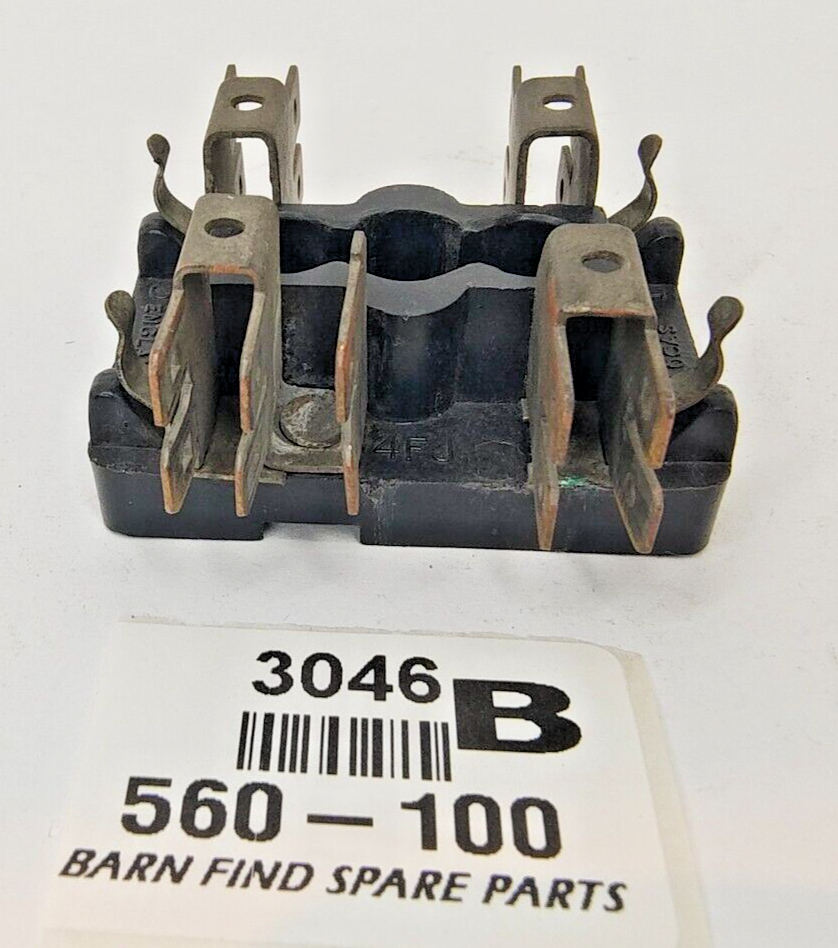 Original Bakelite Lucas Used MG fuse box 2 fuse 4FJ  560-100 Sold separately8