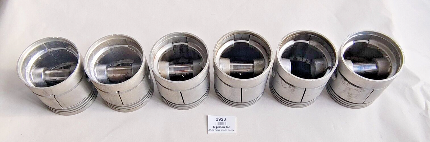 Job Lot of 6 x Jaguar 2.5 2 1/2 litre 2664 cc used pistons 4 x HX1722  2 x WS2441