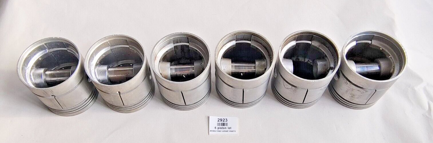 Job Lot of 6 x Jaguar 2.5 2 1/2 litre 2664 cc used pistons 4 x HX1722  2 x WS2441