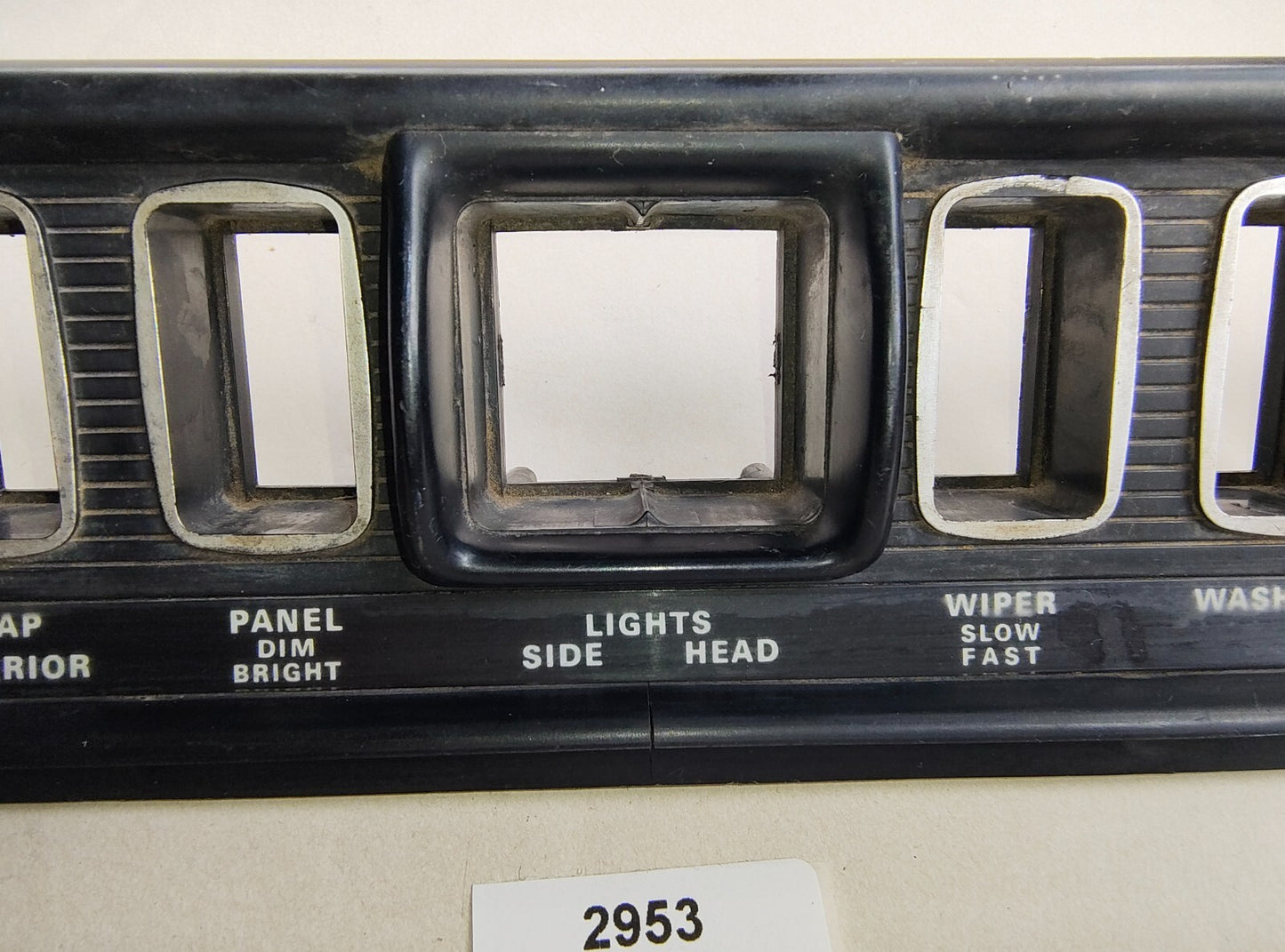Original Lucas Jaguar XJ6 Dash Switch Panel Middle Console - used 30282U 16722