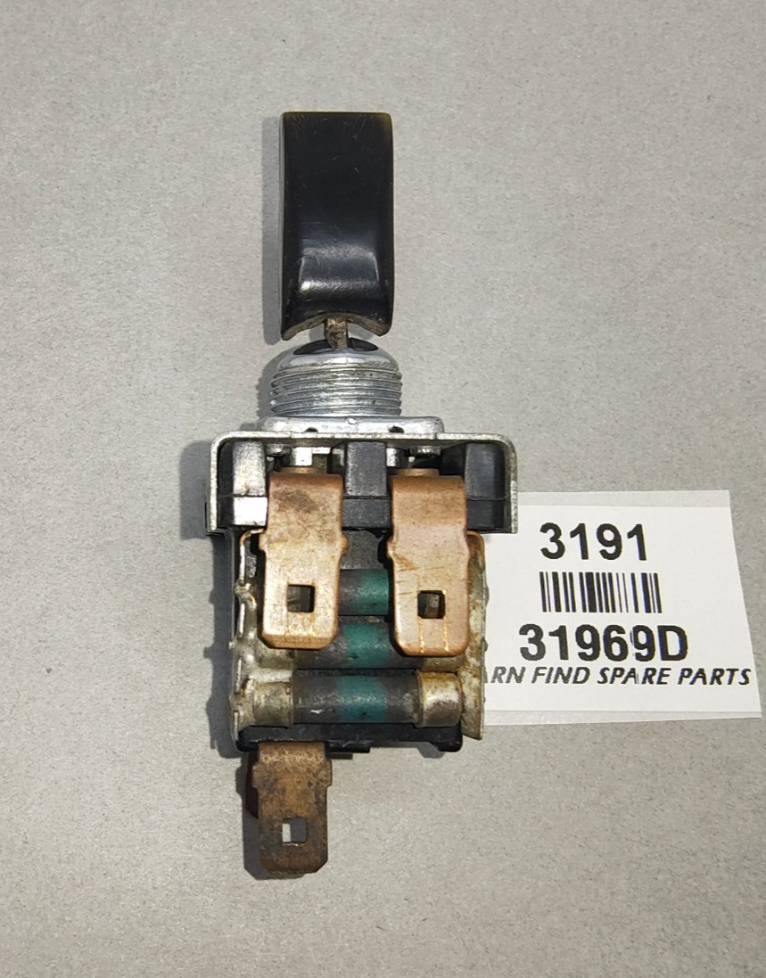 Genuine Lucas 31969D 3 position Instrument Panel Light Switch Jaguar Dated 11 631