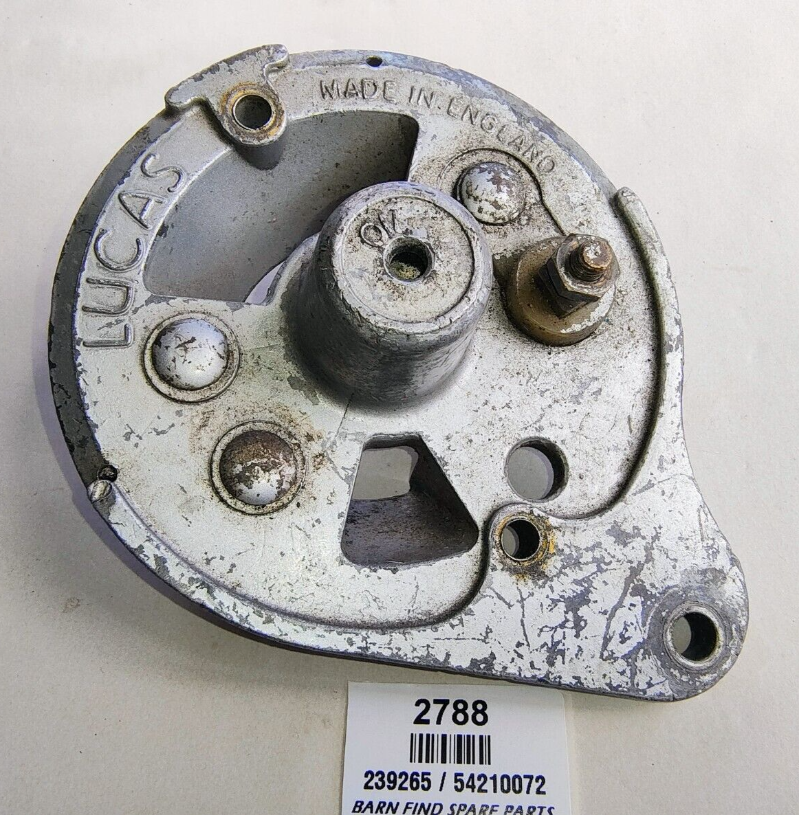 Lucas commutator end bracket 239265 / 54210072 Used To suit some C45 PV4 & C46