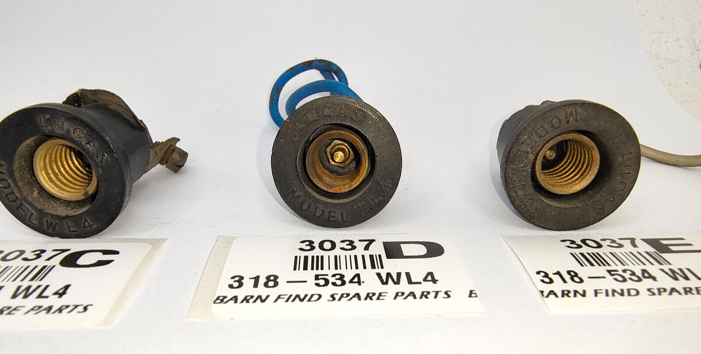 Original vintage Lucas used Warning Lamp WL4 Jaguar 318-534 sold individually6