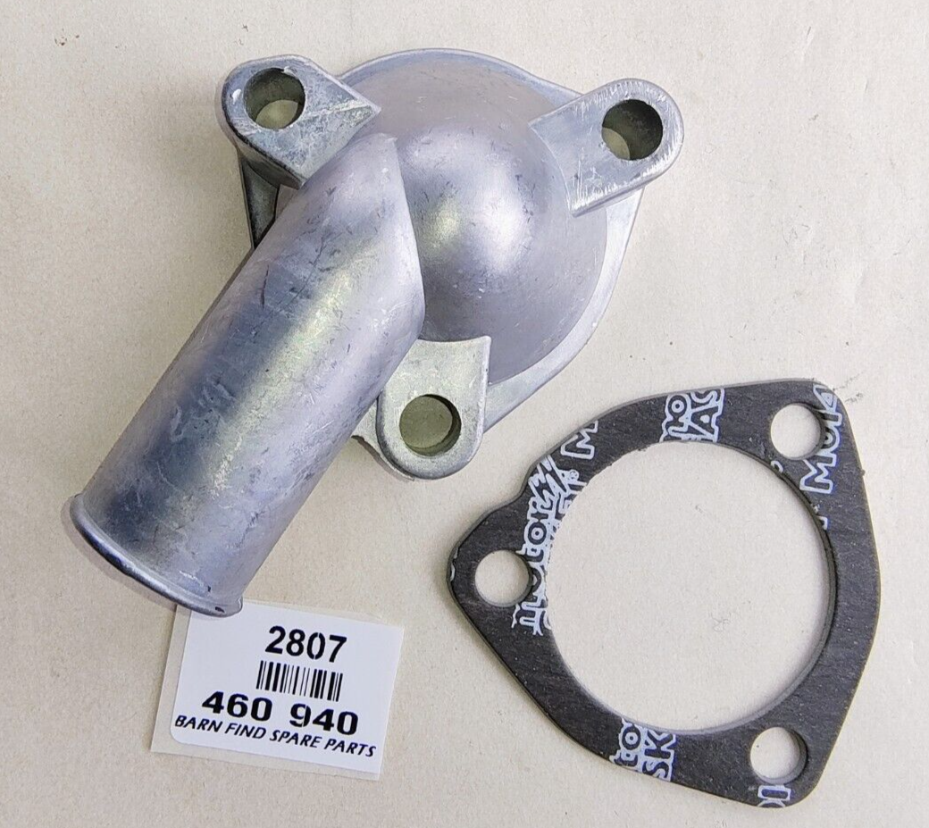 THERMOSTAT Alloy Housing 460-940 New Old Stock. includes gasket.1