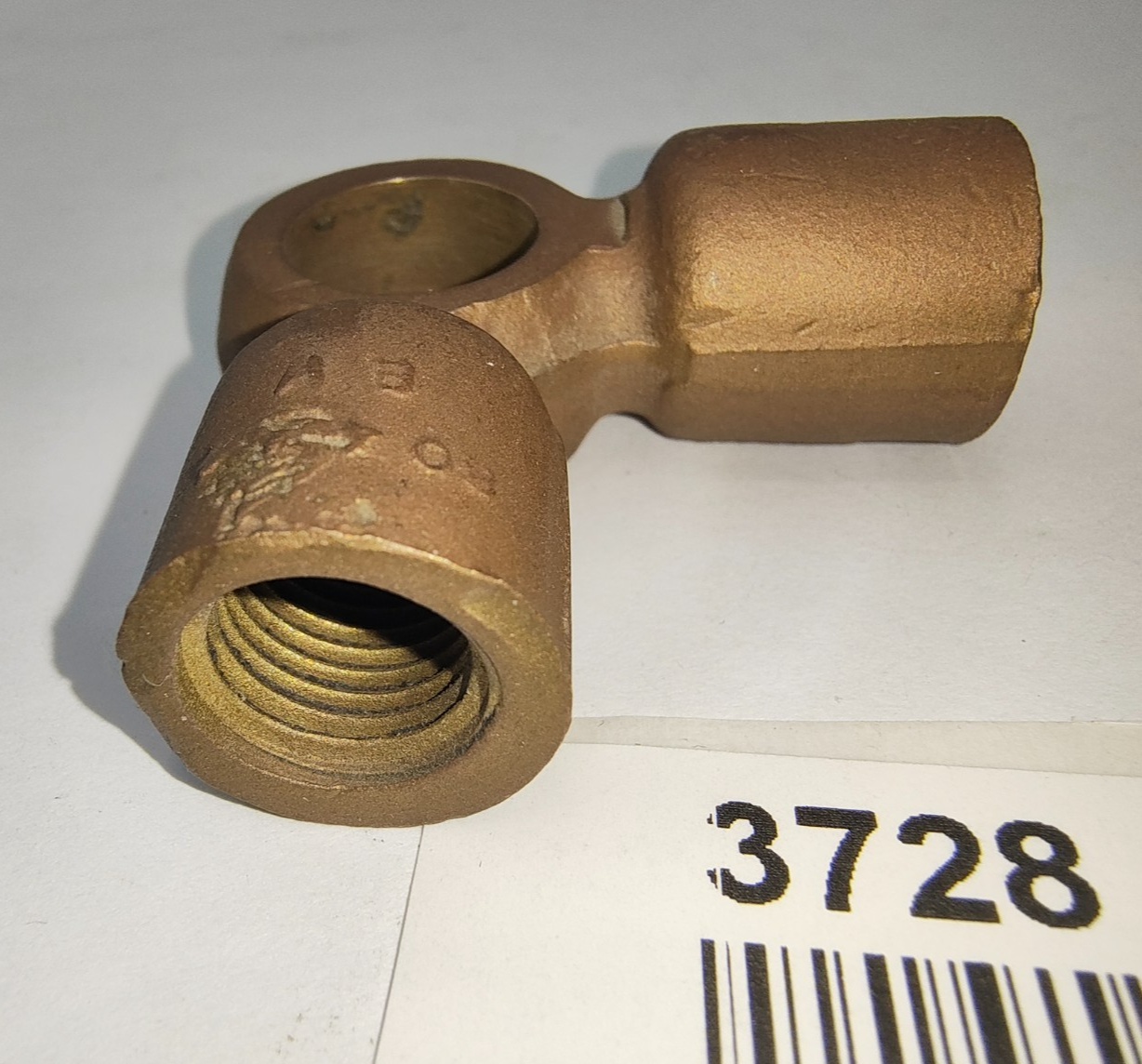 New Old Stock MG TC Brake BANJO fitting, 2 way,  rear master cylinder 180-0602
