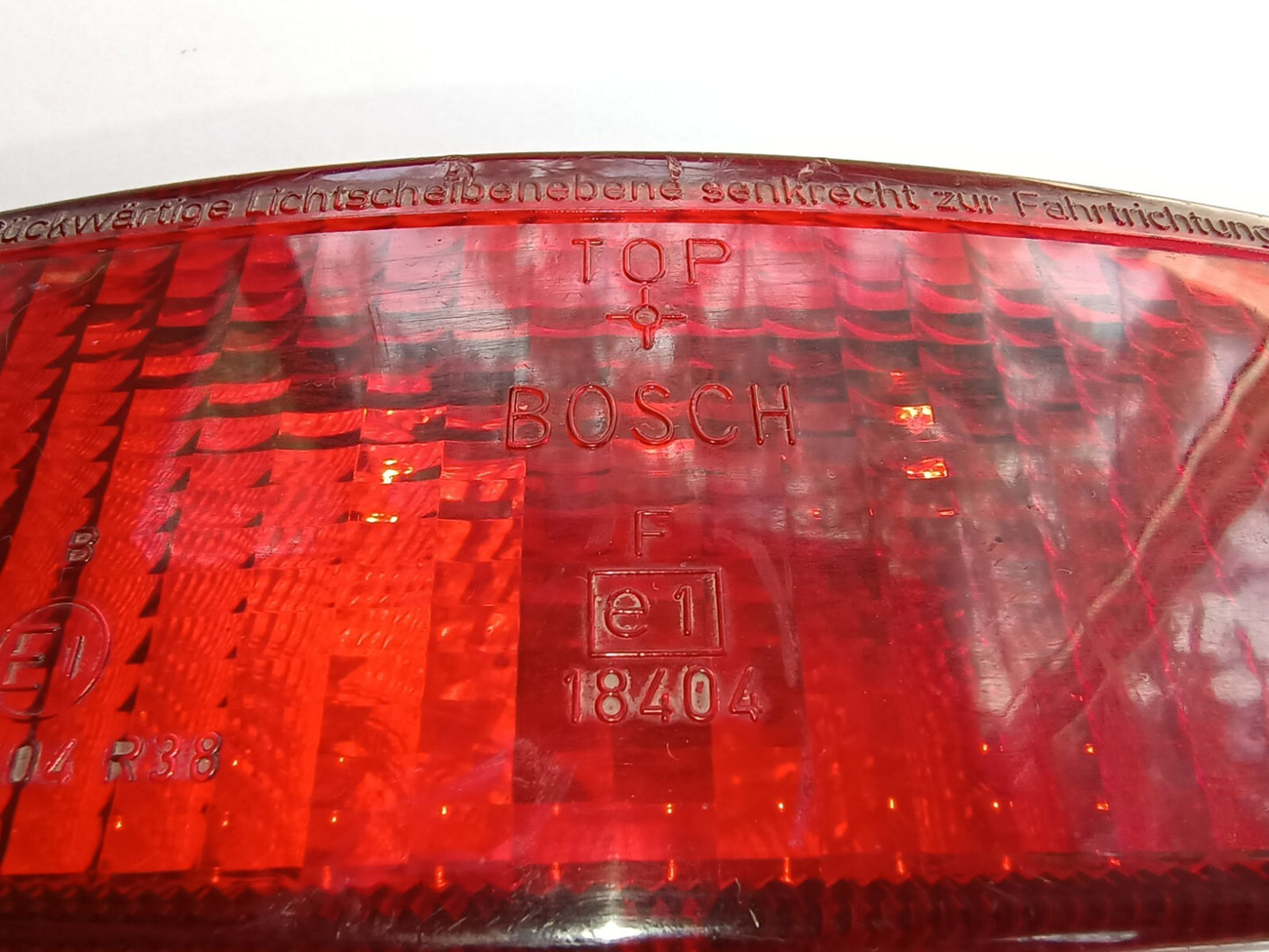 Original Ferrari F40 & 328 Bosch 0018404R38 red Fog Light - used 606700002