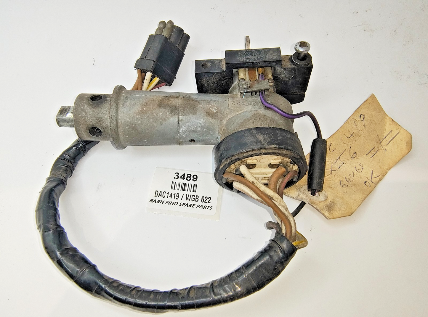 Jaguar XJ Ignition Switch & steering lock Good Used Condition DAC1419 / WGB 6221