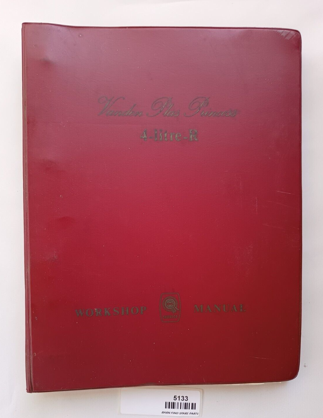 Original Vanden Plas Princess 4-Litre-R workshop Manual in hard binder 1967 ed.0
