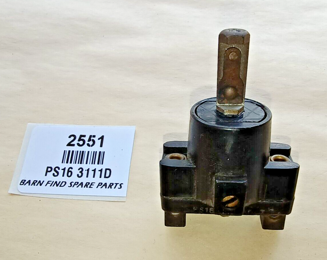 Lucas USED Two Position On-Off PS16 Model Light Switch 3111D Used2