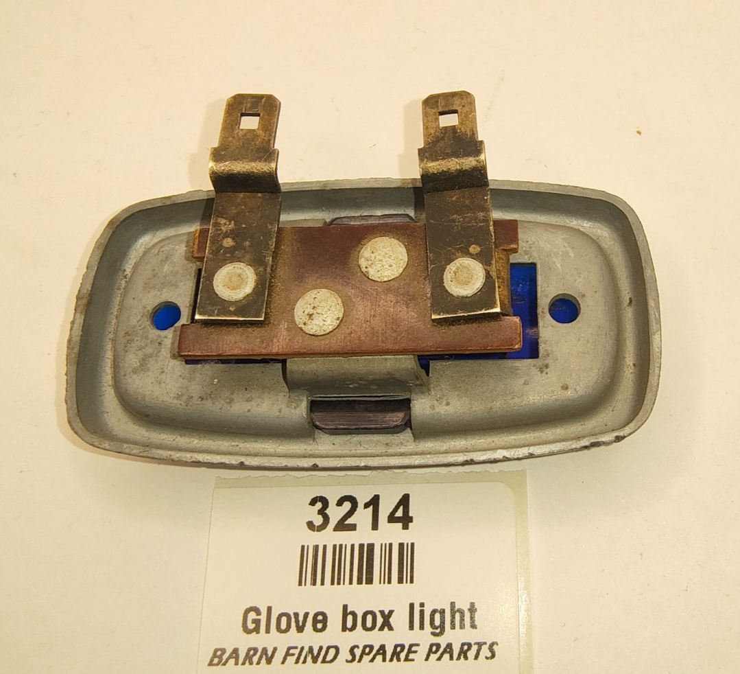 Original Jaguar Mk2 S Type Daimler BLUE GLASS Glove Box Light good used8