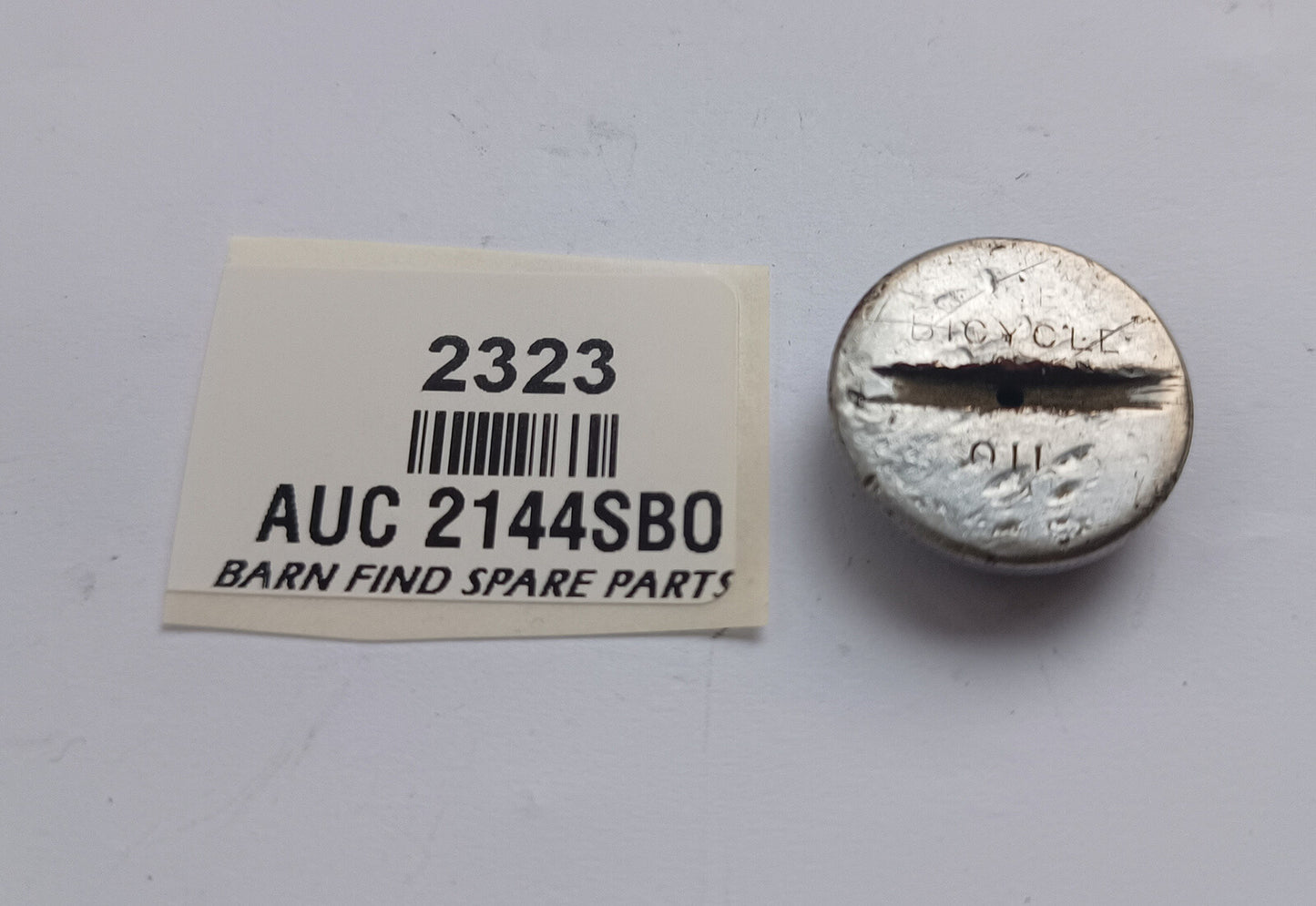 SU Carburettor USED Round Knurled Chrome slotted Damper cap AUC 2144SBO, Used Co0