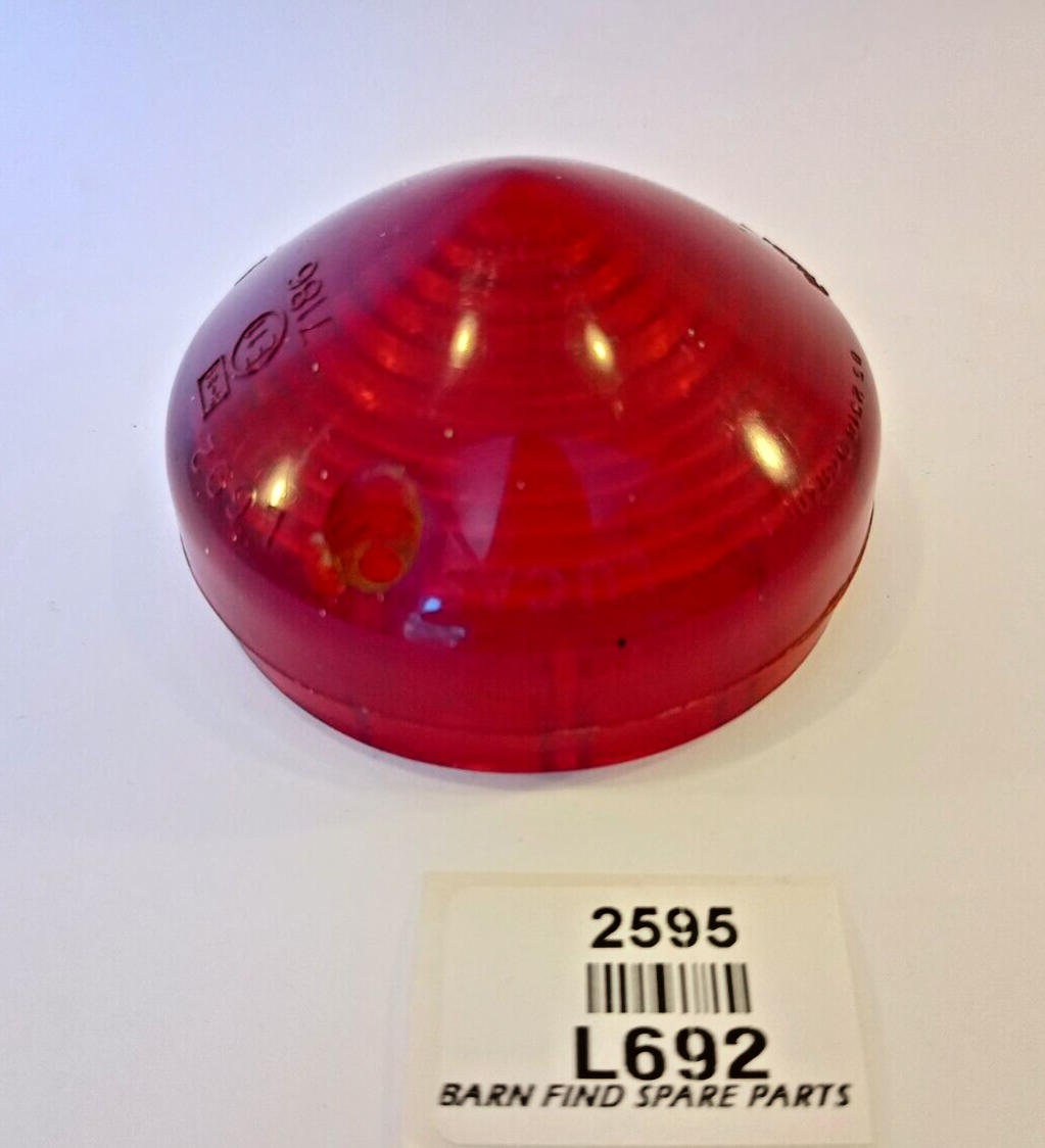 Original VINTAGE Stock Lucas L692 Red plastic lamp lens used7