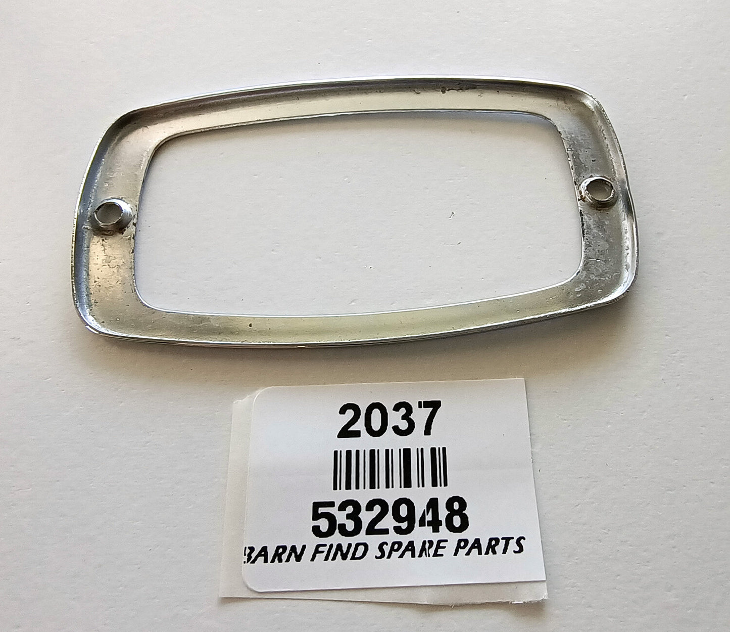 Original re-chromed Tool Lid Lamp Surround, to suit Jaguar Mark 5 V  532948 1