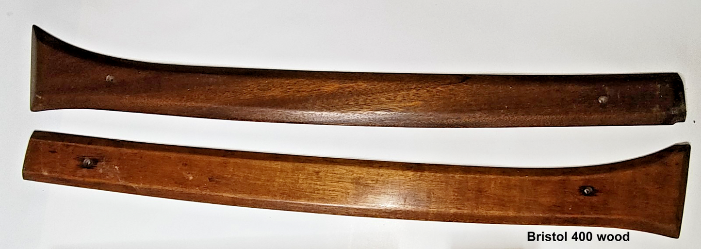 Original Bristol 400 interior trim - 15 pieces from Bristol 400 Chassis 64012