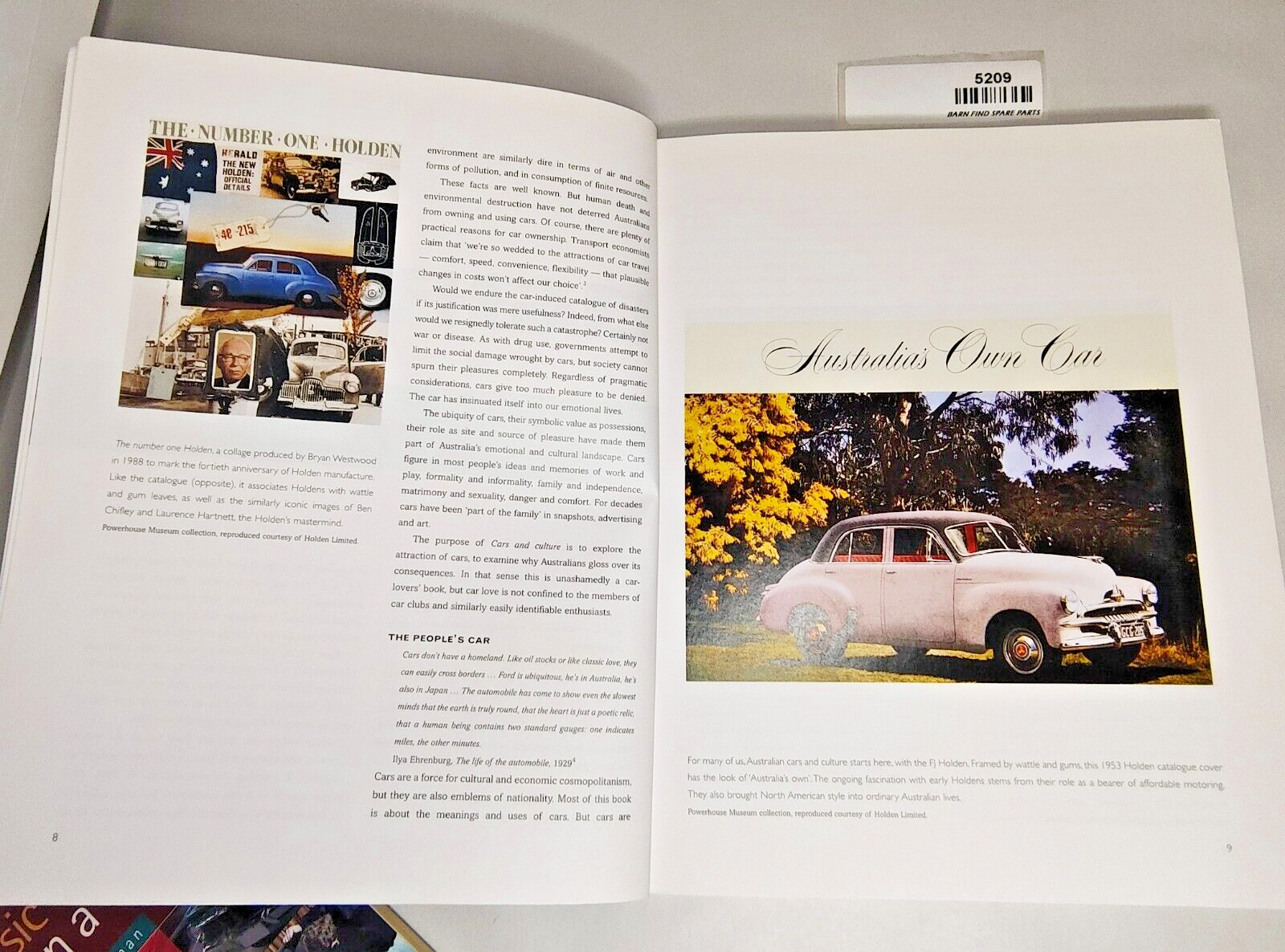 Cars and Culture our Driving Passions book Charles Pickett forward by J Brabham4