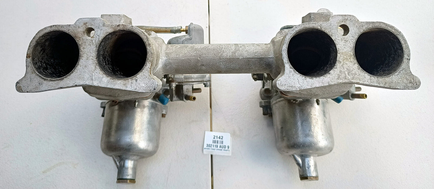 Triumph TR twin 1.75" HS6 SU AUD 9 carburettors High Port Inlet Manifold 3021195