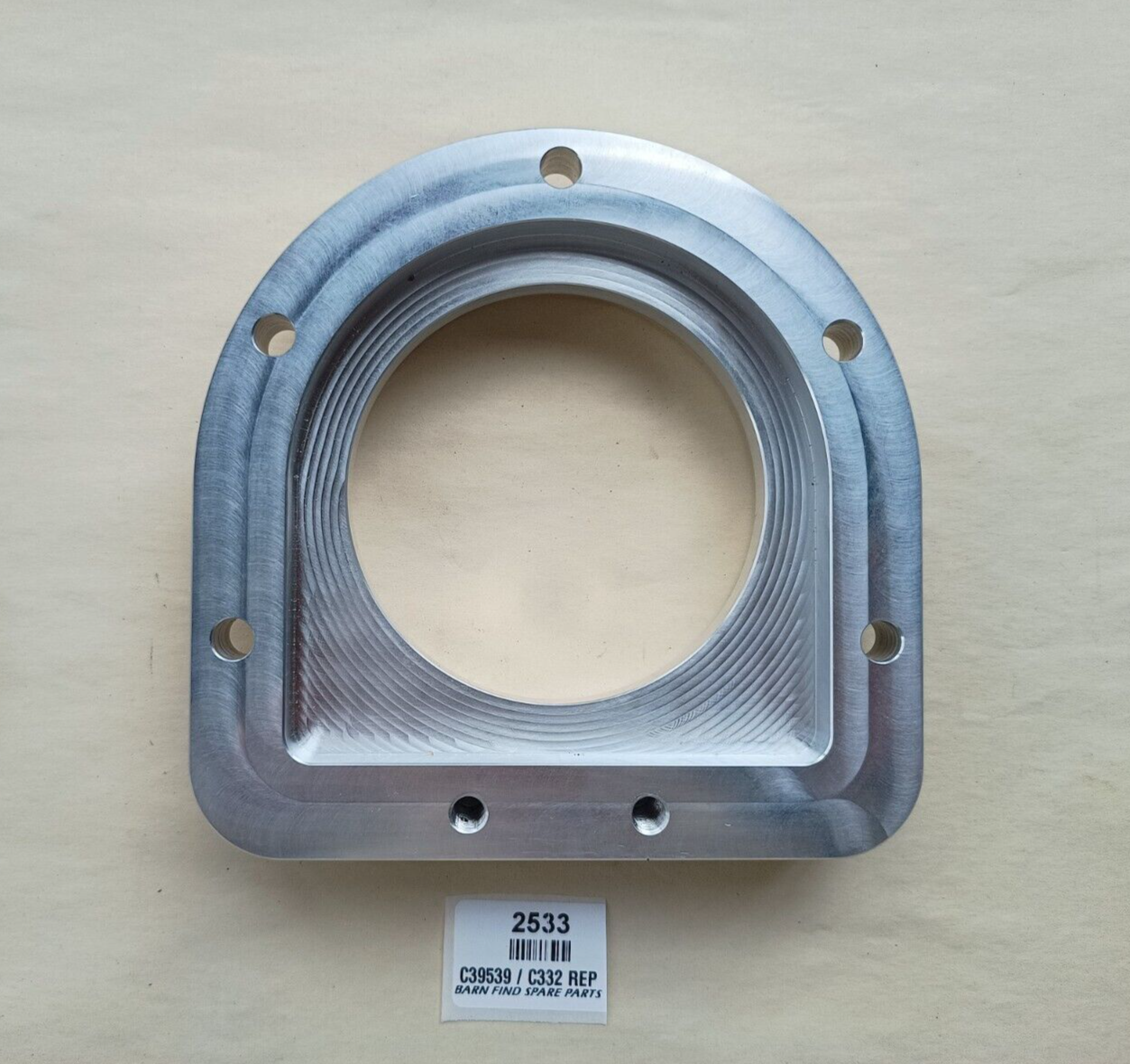Jaguar Oil Retaining Cover modern rear main seal holder replaces original C39531