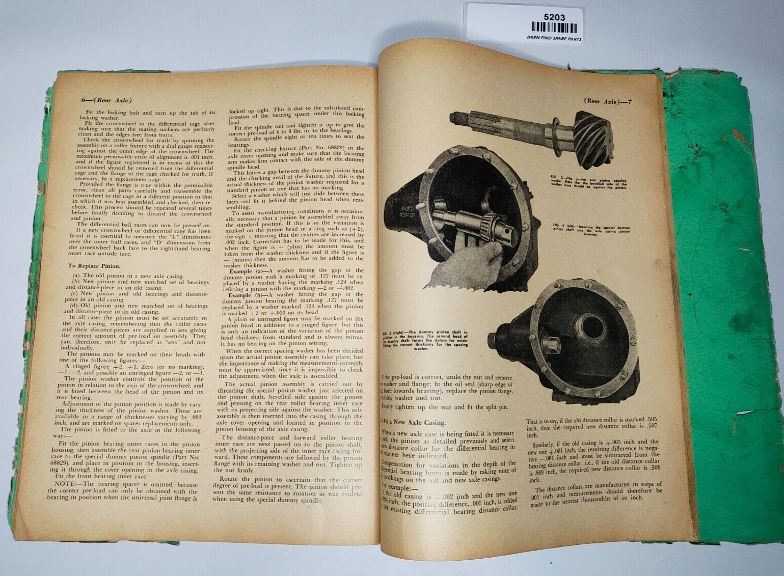 Morris Oxford Series 'MO' 1948 to 1954 service manual soft cover 1956 edition9