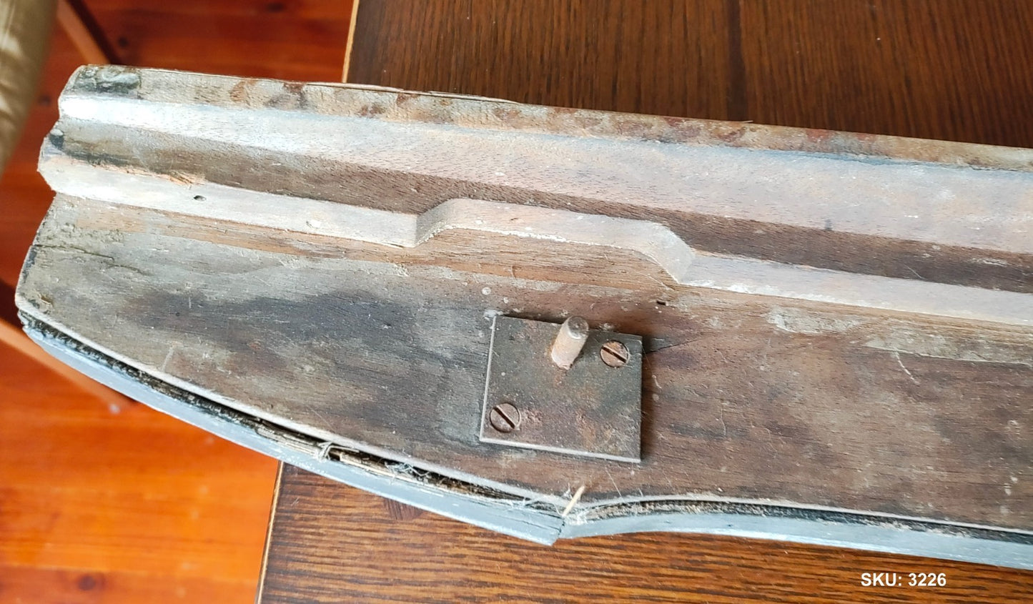 Classic Jaguar MK2, Wood Dashboard Top or Screen Rail Capping Assembly BD 2707510