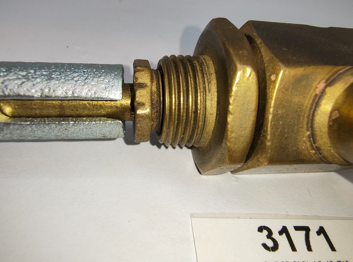 Original Jaguar XK early solid brass Heater Valve good used condition C43924