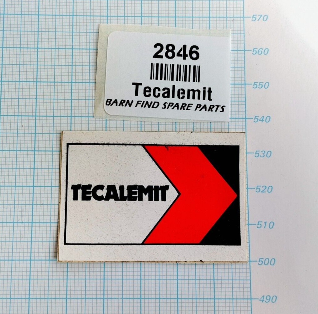 TECALEMIT sticker Orange Black White0