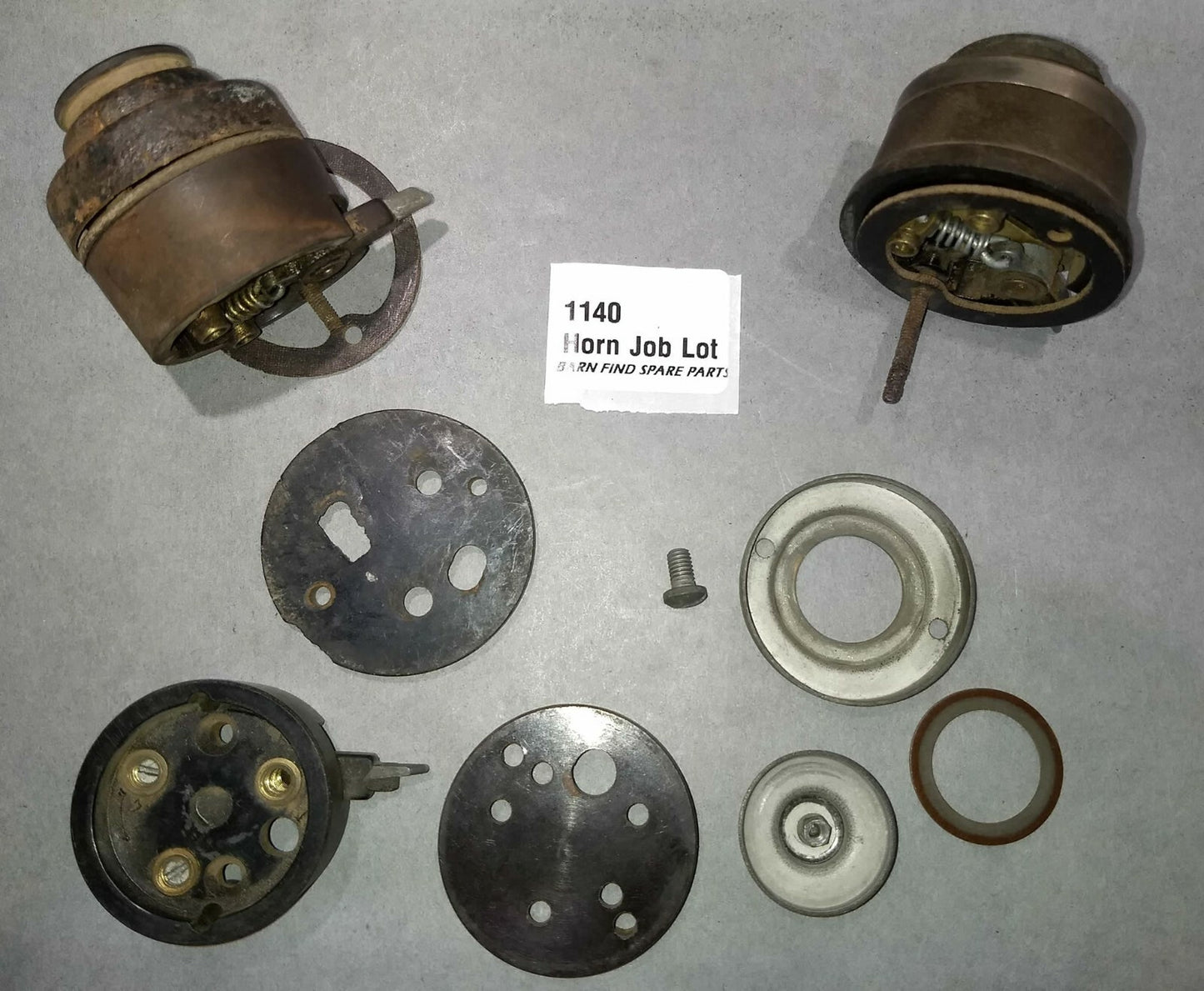 Lucas vintage Horn Push Dip Switch components Horn Job Lot2