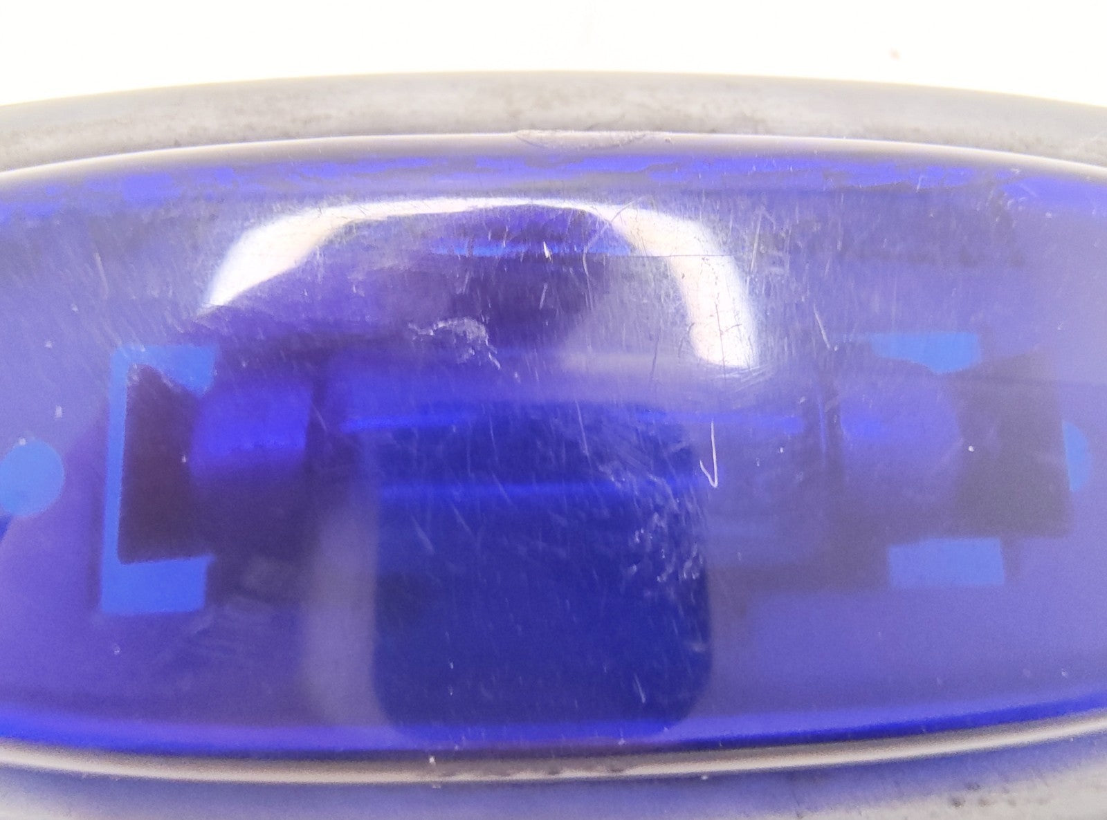 Original Jaguar Mk2 S Type Daimler BLUE GLASS Glove Box Light good used10