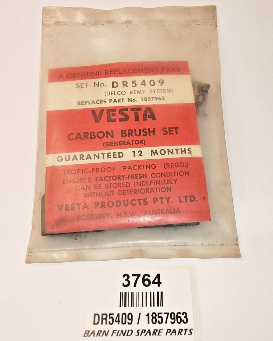 VESTA DELCO REMY Generator Brush set No. DR5409 Alt: 1857963 New Old Stock0