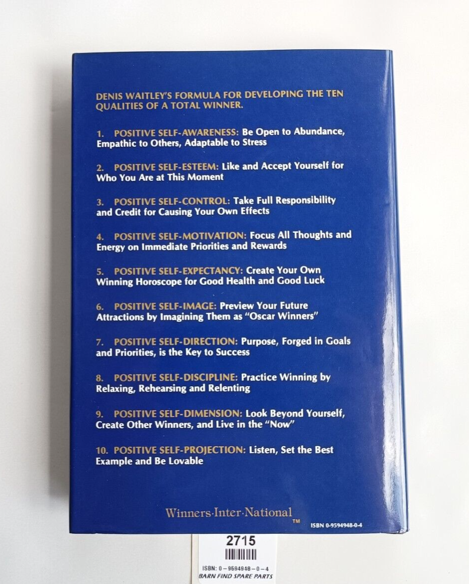 The Psychology Of Winning by Denis E Waitley NEW hardcover6