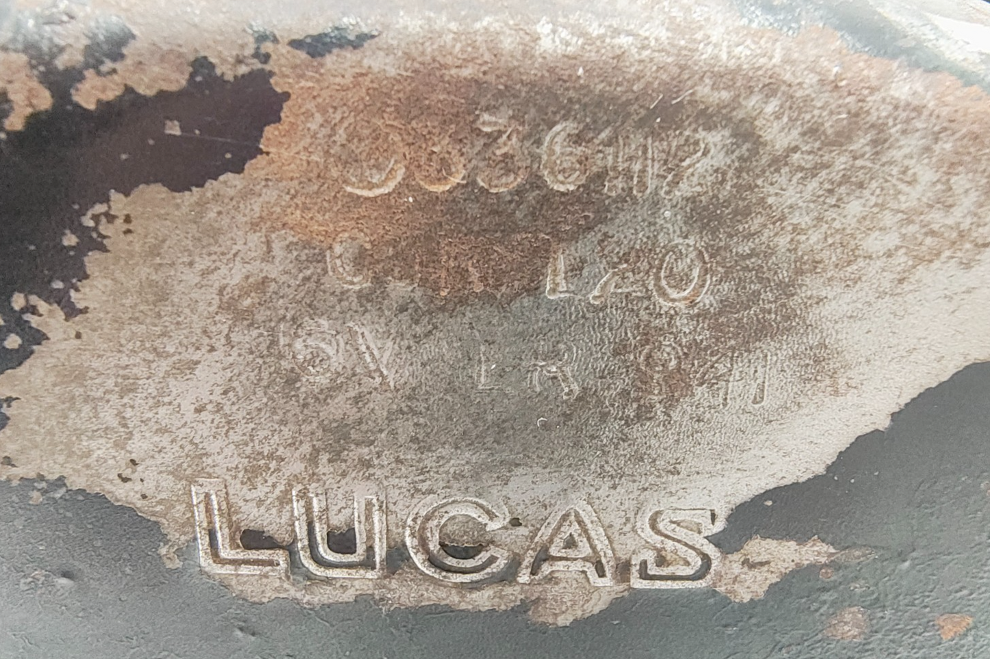 Original vintage Used LUCAS regulator cutout & fuse box 336112 CJR L20 6 Volt LR3