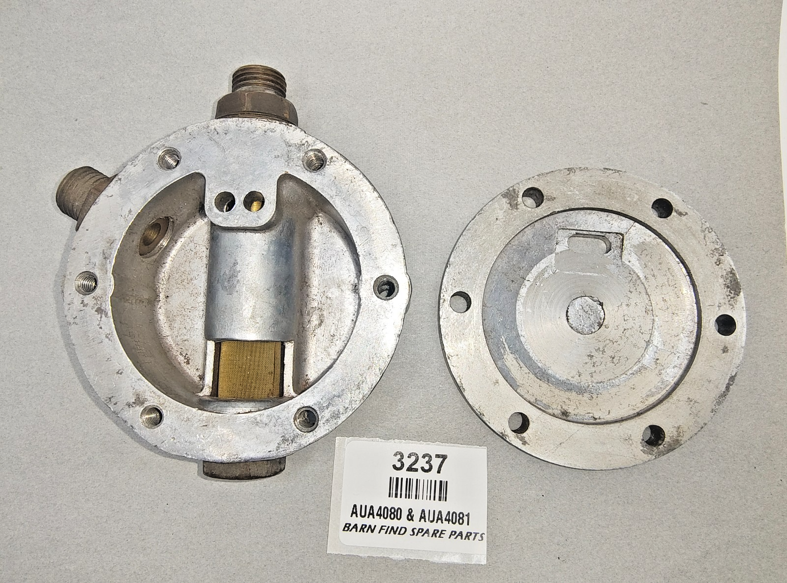 SU Fuel Pump body AUA4080 & SU Fuel Pump Plate AUA4081 Good used condition1