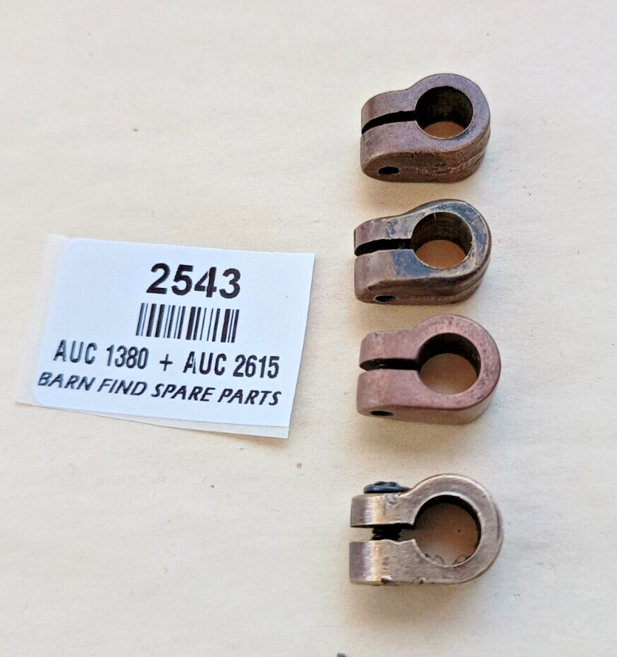 4 SU Original SU Carburettor Brass Throttle Stop End Collar 5/16" AUC 1380 Used2