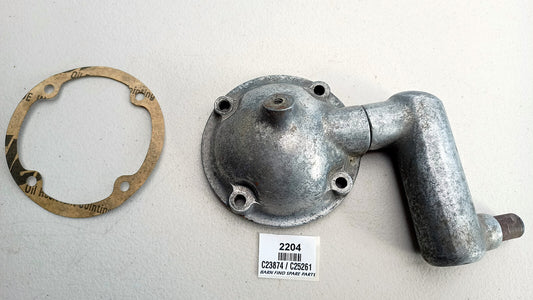  Jaguar Engine Oil Breather Housing C23874 / C25261, Used Condition0
