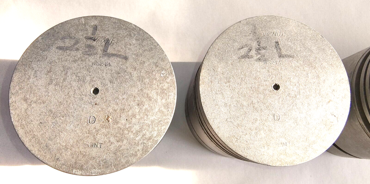 Job Lot of 6 x Jaguar 2.5 2 1/2 litre 2664 cc used pistons 4 x HX1722  2 x WS2447