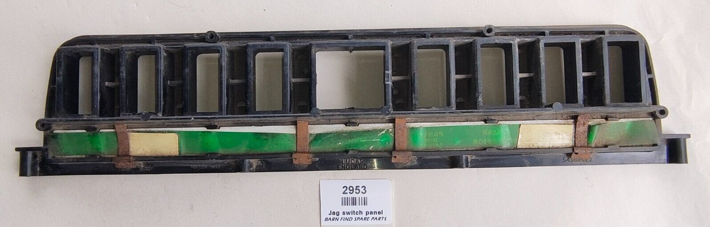Original Lucas Jaguar XJ6 Dash Switch Panel Middle Console - used 30282U 16724