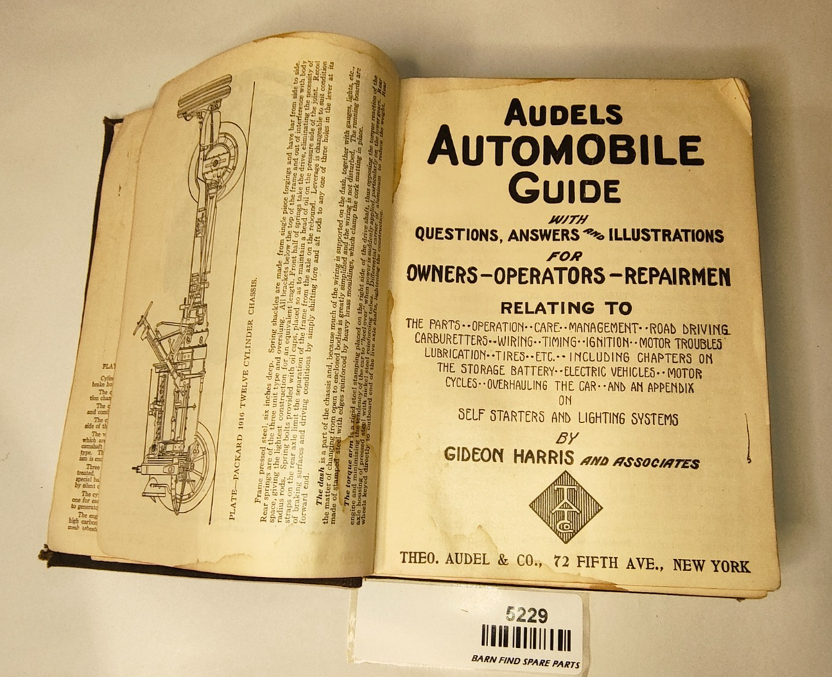 Antique book 1915 Audels Automobile Guide With Questions & Answers6