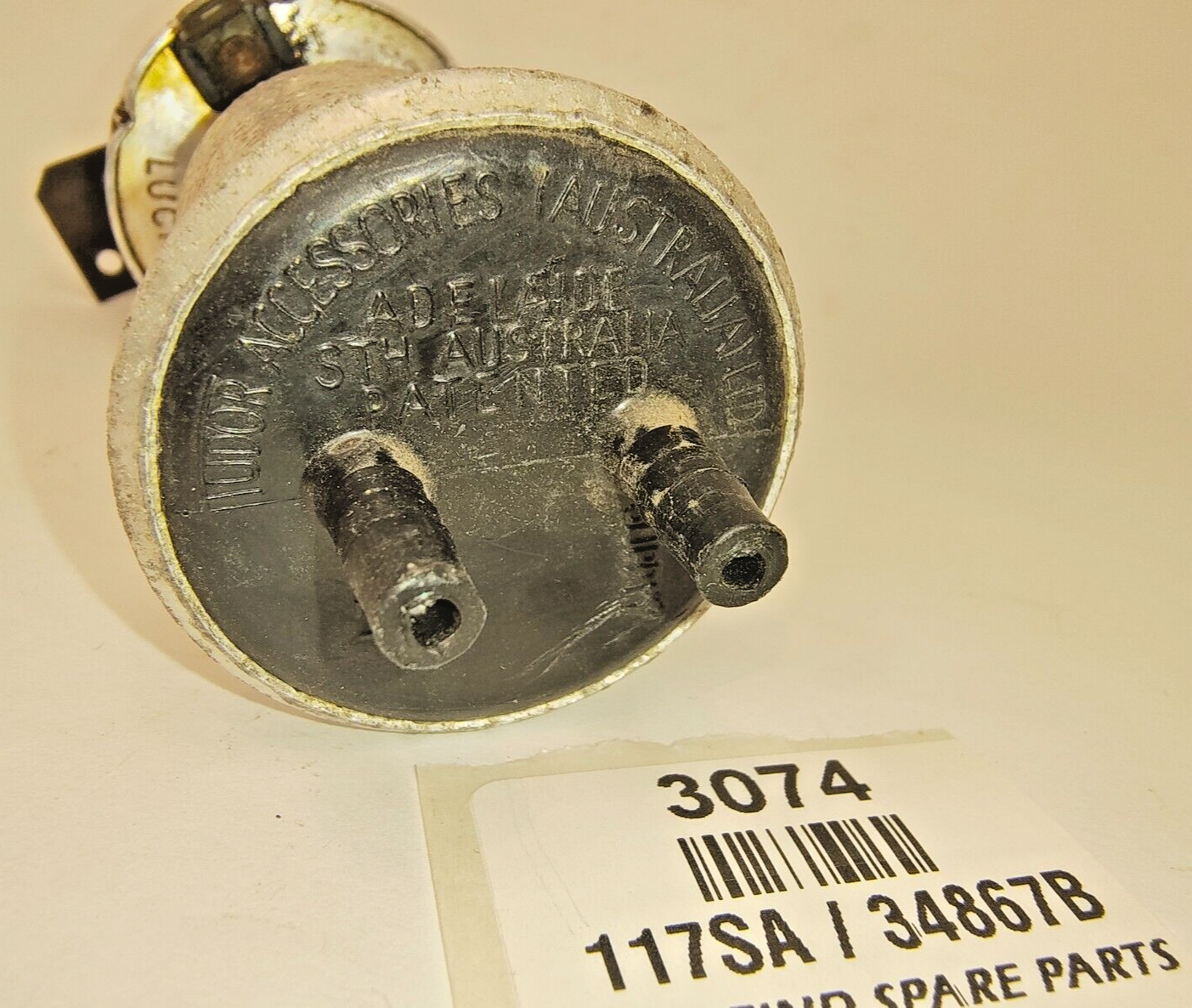 Lucas Used Windscreen Washer Switch 2 position Inc Tudor Push Pump 117SA  34867B4