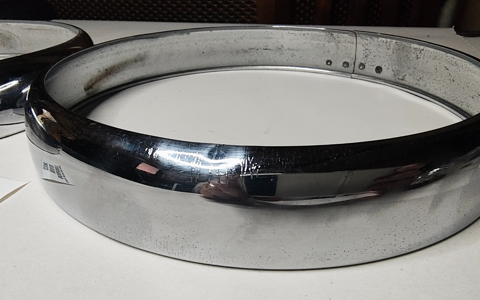 Lucas Original Pair 7 15/16" Headlight headlamp Rims L552936 Good Used Suit P7008