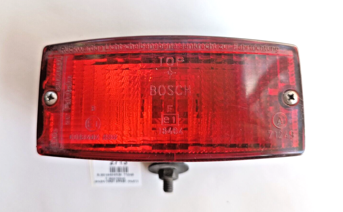 Original Ferrari F40 & 328 Bosch 0018404R38 red Fog Light - used 6067000010