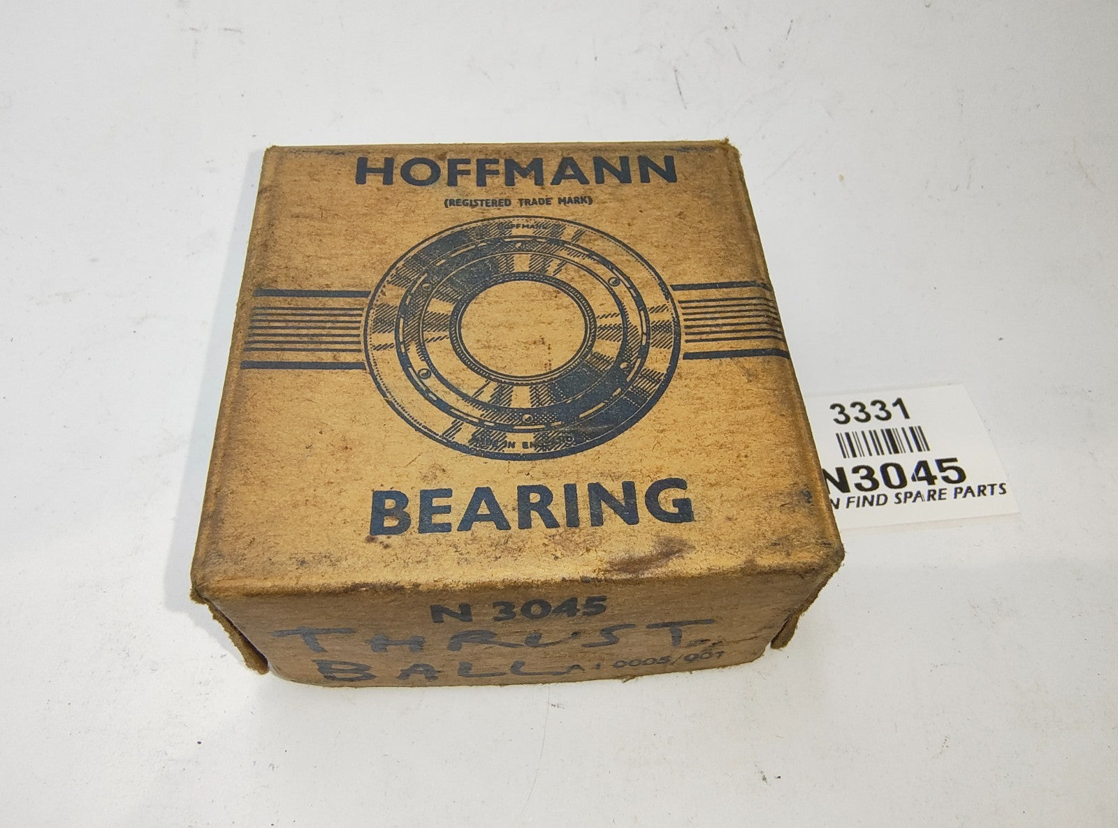 Hoffmann Thrust Ball Bearing, New Old Stock N3045, in original packaging0