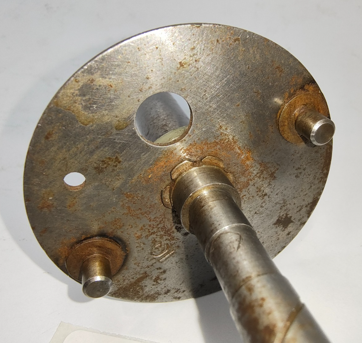 Lucas Distributor Used Shaft Action Plate 10 degrees with nylon spacer 410767 ?1