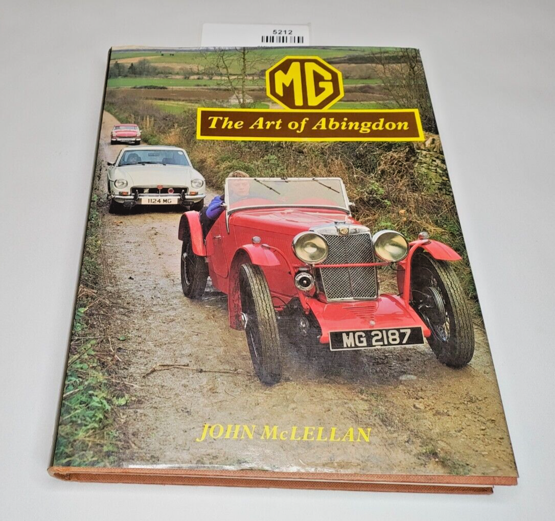 MG The Art of Abingdon by John McLellan hardcover book0